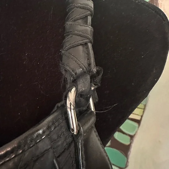 Black Dior Quilted Shoulder Bag with Silver Hardware - Picture 4 of 9